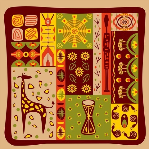 African ornamental pattern 2